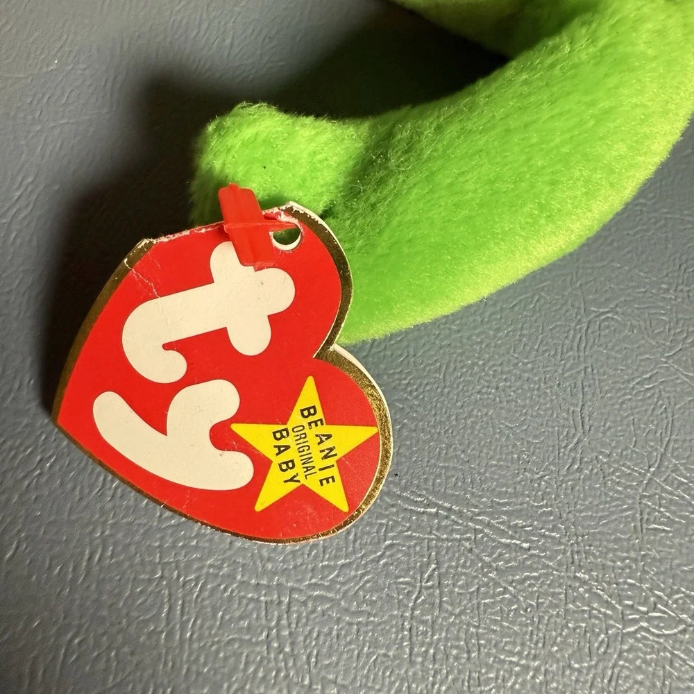 TY Original‎ Beanie Baby 3 Blizzard Seaweed Tag error Legs 1-2000 China 2 Teenie
